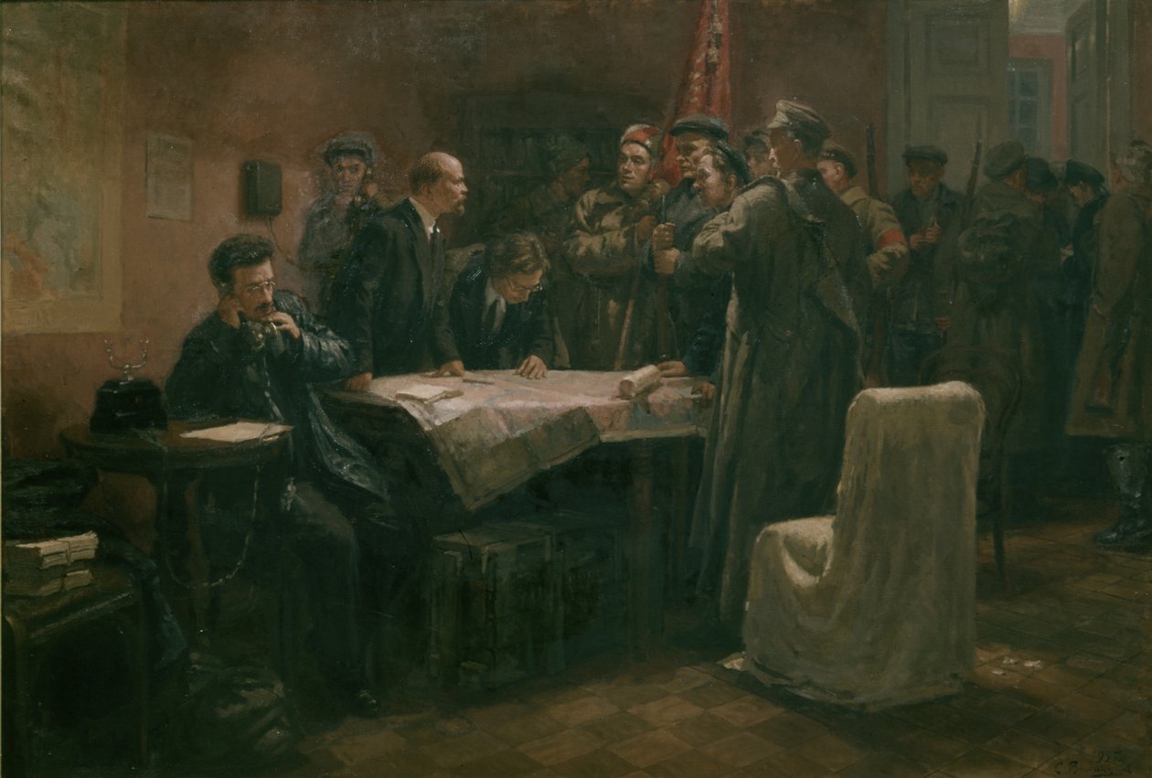 Ennen hyökkäystä, S, P, Viktorov, 25. lokakuuta 1917. tekijältä Unknown