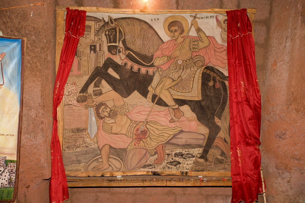 Bet Amanuel Church, Lalibela, Etiopia, Afrikka tekijältä Unknown