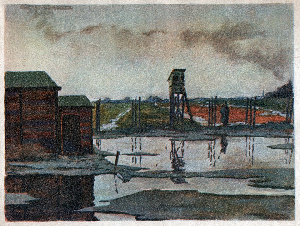 Vankileiri Saksassa. Vankien leiri Saksassa. tekijältä Unknown