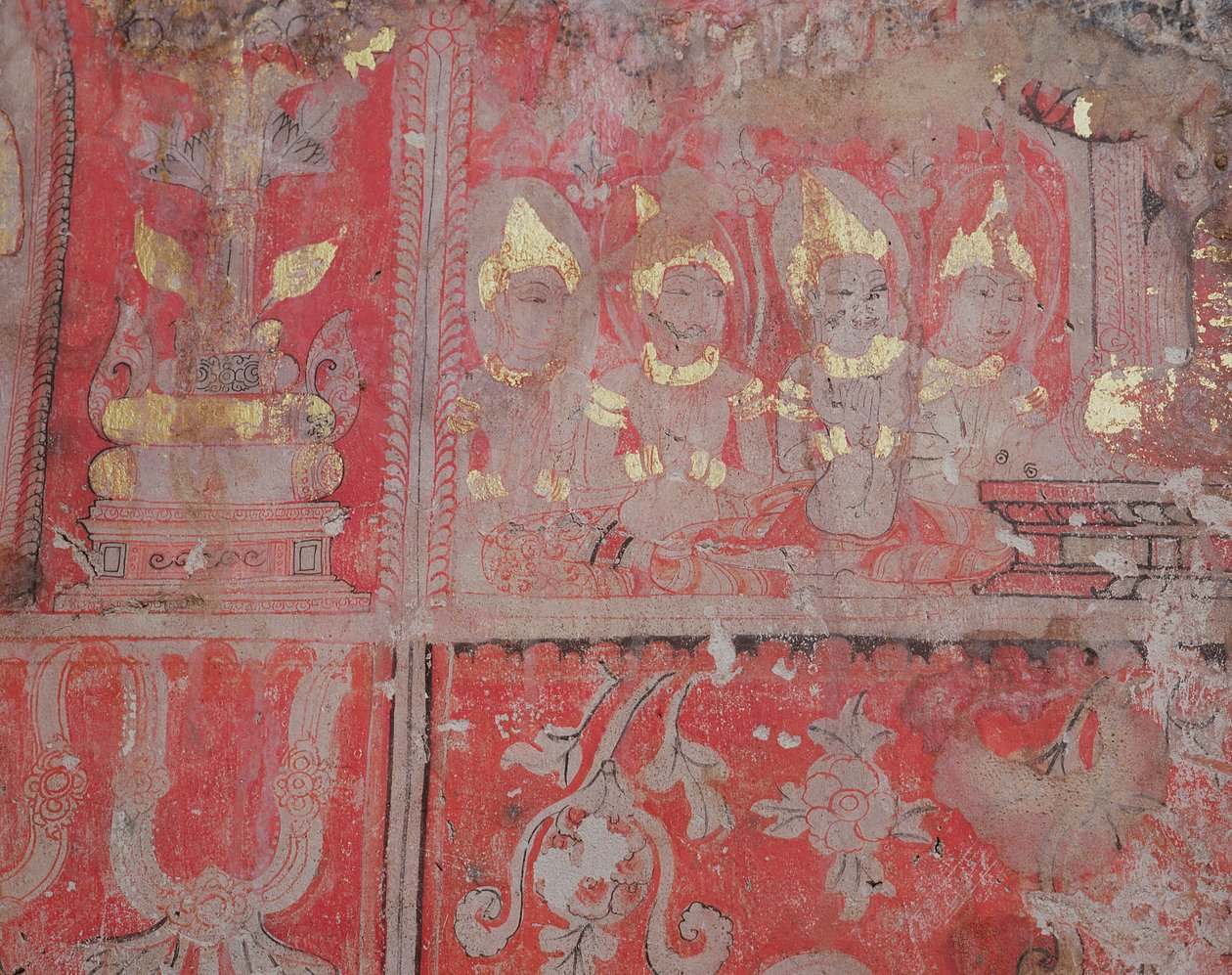 Jumaluudet, Valaistuspuu, Wat Ratchaburana, Ayutthaya, Thaimaa tekijältä Unknown