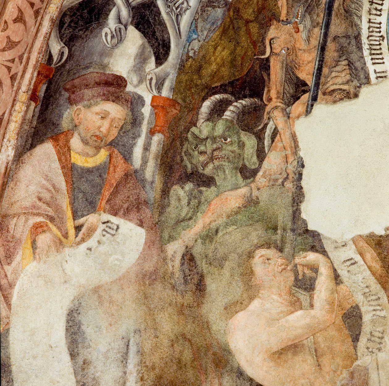 Fresco, Novacella Abby, Bressanone, Trentino Alto Adige, Italia tekijältä Unknown