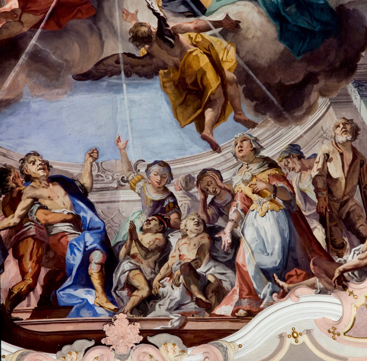 Fresco, Novacella Abby, Bressanone, Trentino Alto Adige, Italia tekijältä Unknown