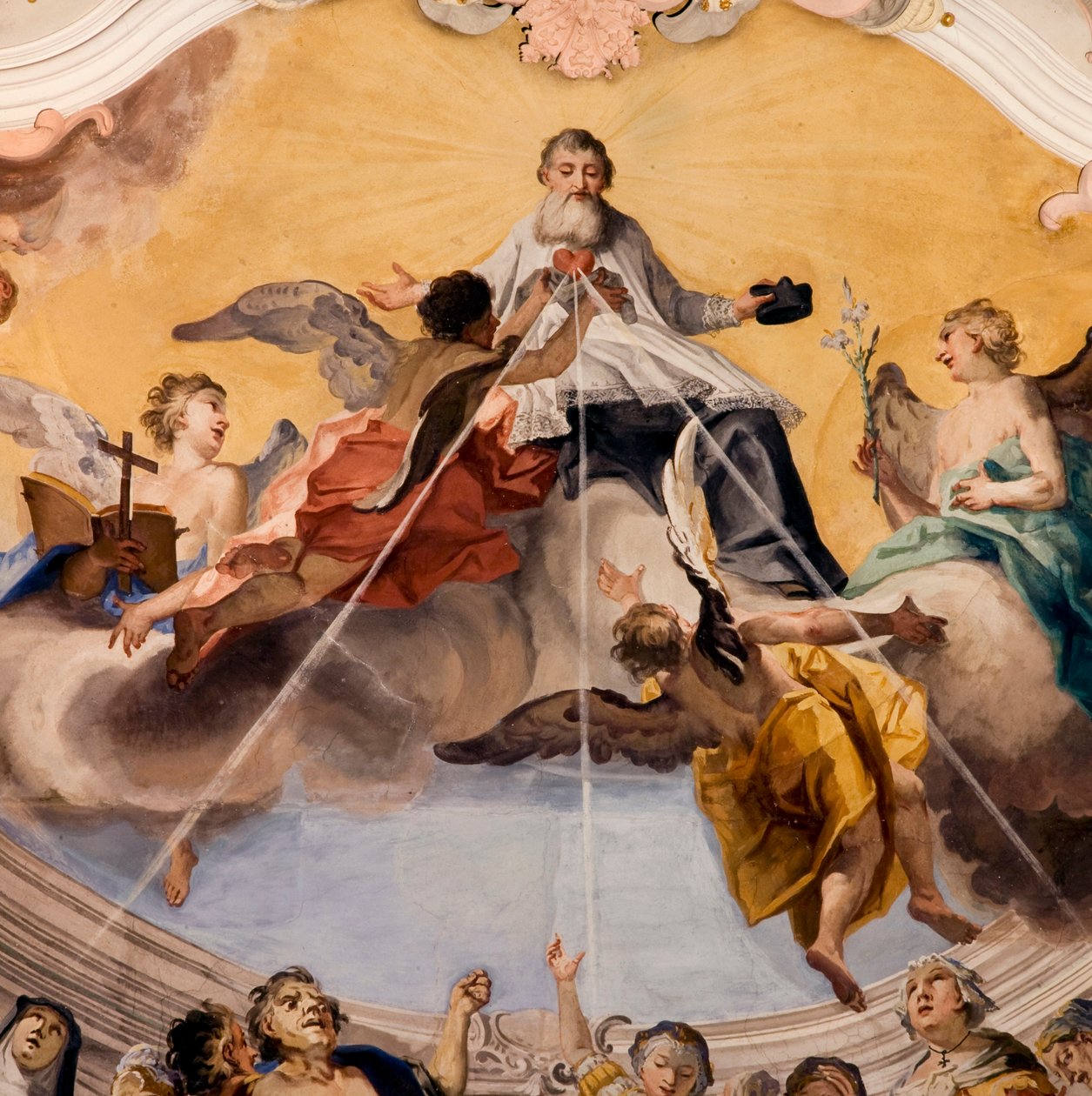 Fresco, Novacella Abby, Bressanone, Trentino Alto Adige, Italia tekijältä Unknown
