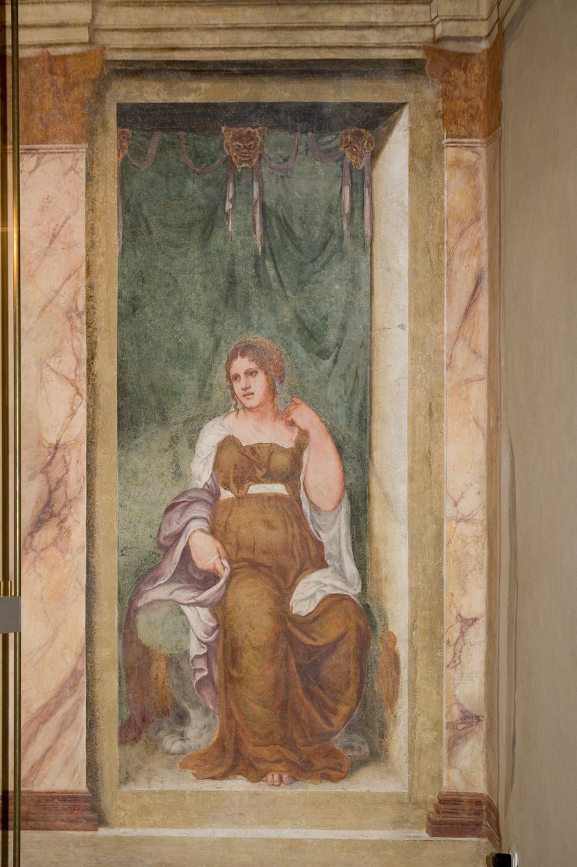 Fresco, Villa dei Vescovi, Luvigliano, Veneto, Italia tekijältä Unknown