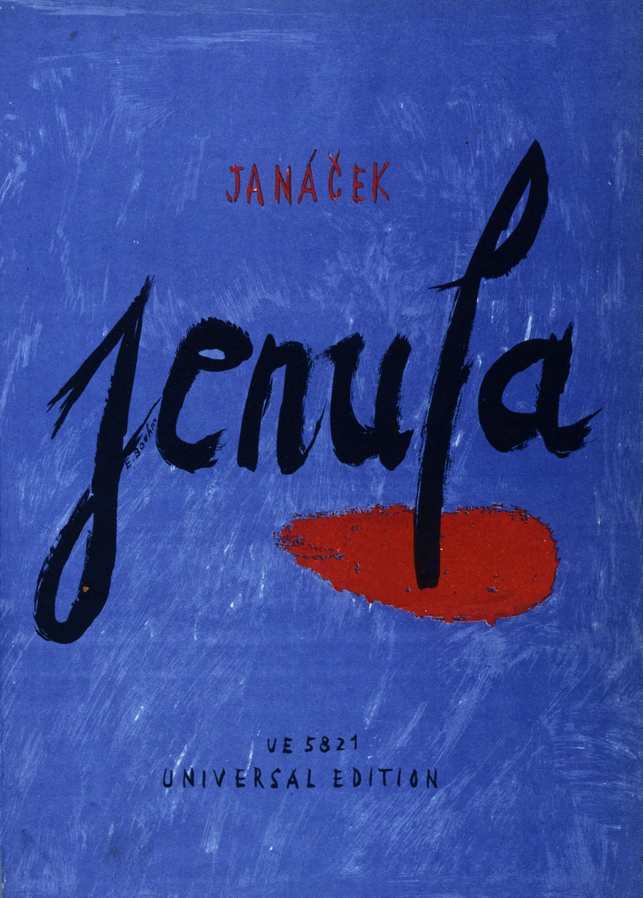 Leos Janacekin Jenufan etukansi tekijältä Unknown