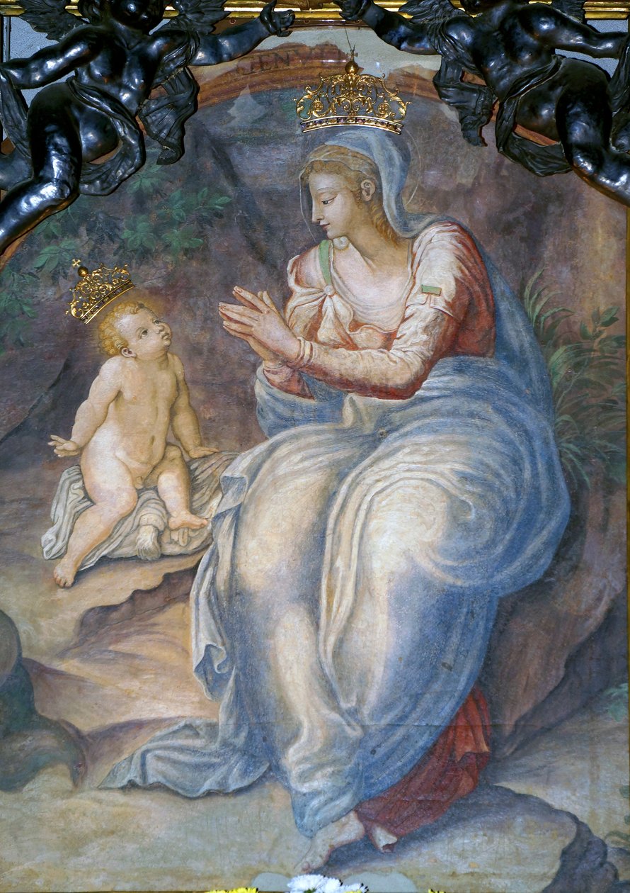 Madonna della Ghiaran sisätilat, Reggio Emilia, Emilia-Romagna, Italia tekijältä Unknown