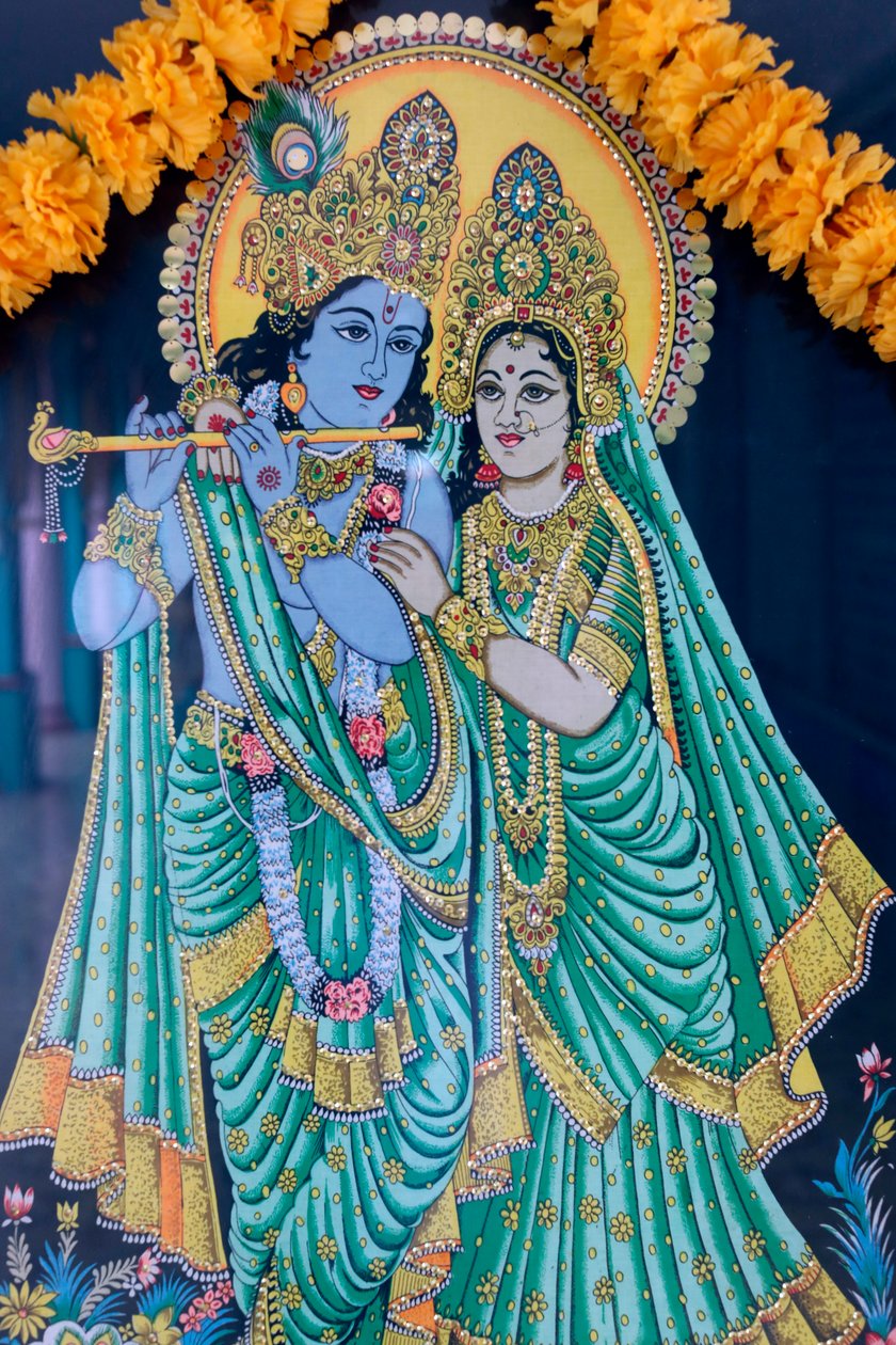 Krishna & Radha, Sri Thande Yuttapani -temppeli, Ho Chi Minh City, Vietnam tekijältä Unknown