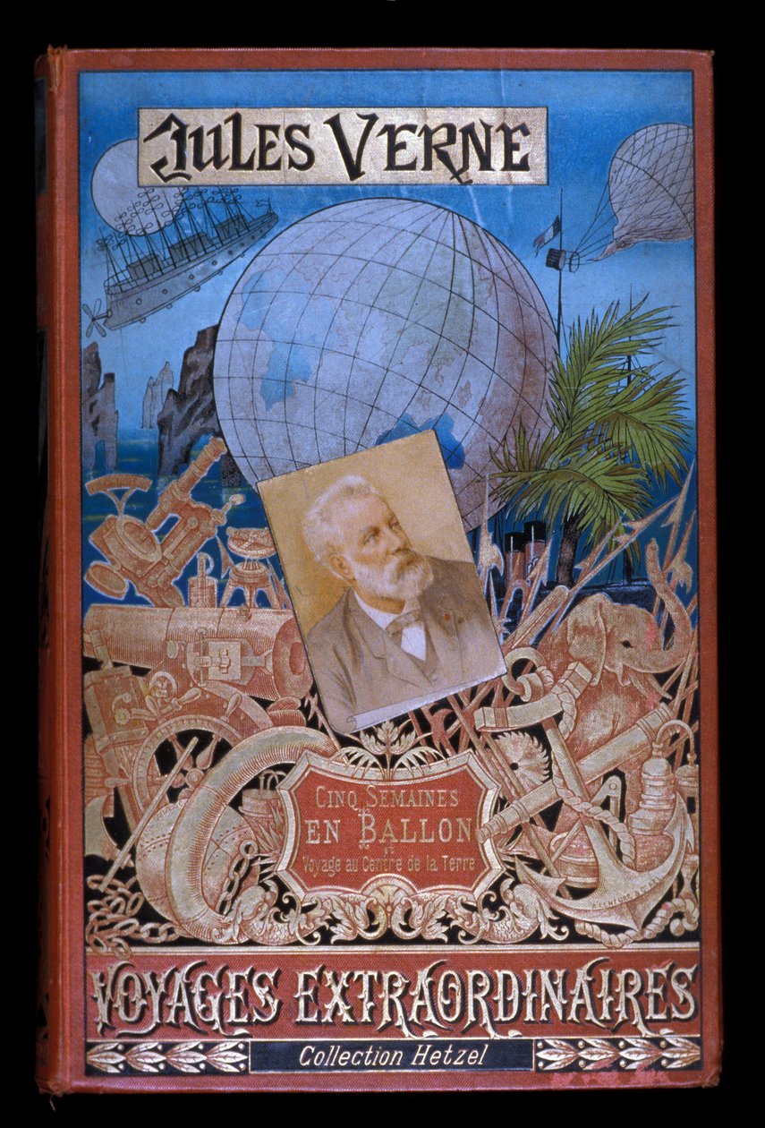 Loire Atlantique N* 189 - Nantes - Jules Verne Museum - Ensimmäinen painos "Viisi viikkoa ilmapallossa" tekijältä Unknown