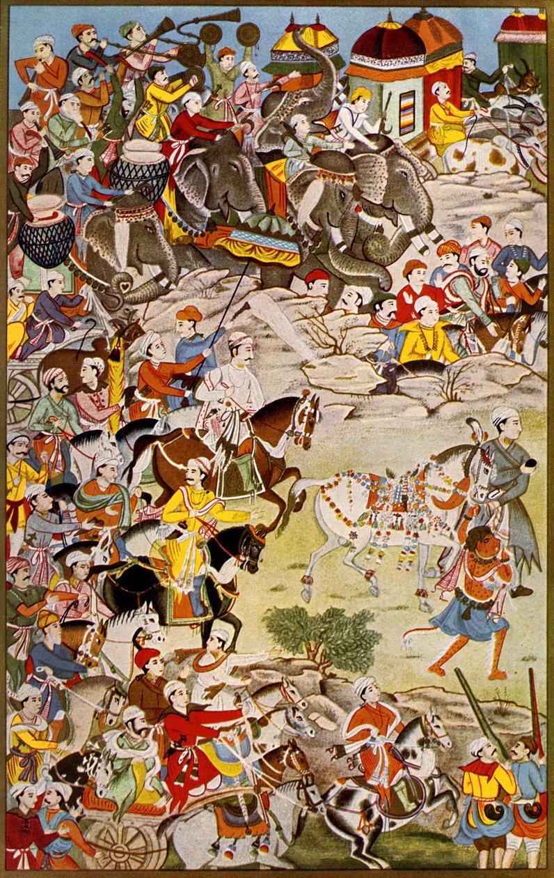 Suuren Mughalin, Akbar Suuren, marssi tekijältä Unknown