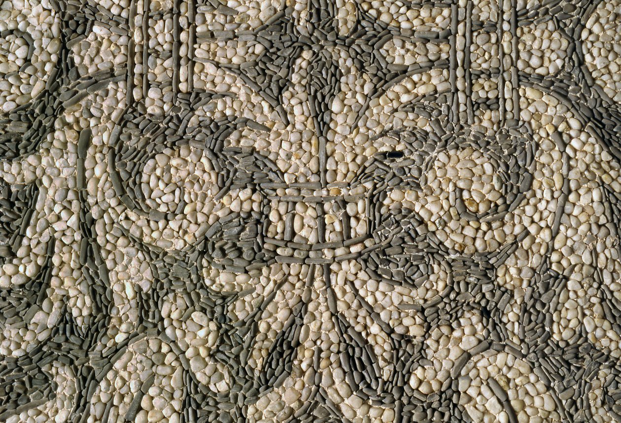 Mosaiikki- ja seinäkoristeet, Nymphaeum, Villa Litta Visconti Borromeo Arese, Lainate, Lombardia, Italia tekijältä Unknown