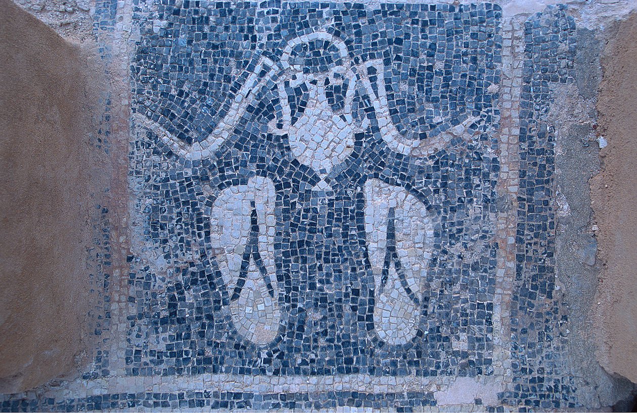 Mosaiikki lämpökylpylästä (mosaiikki) tekijältä Unknown