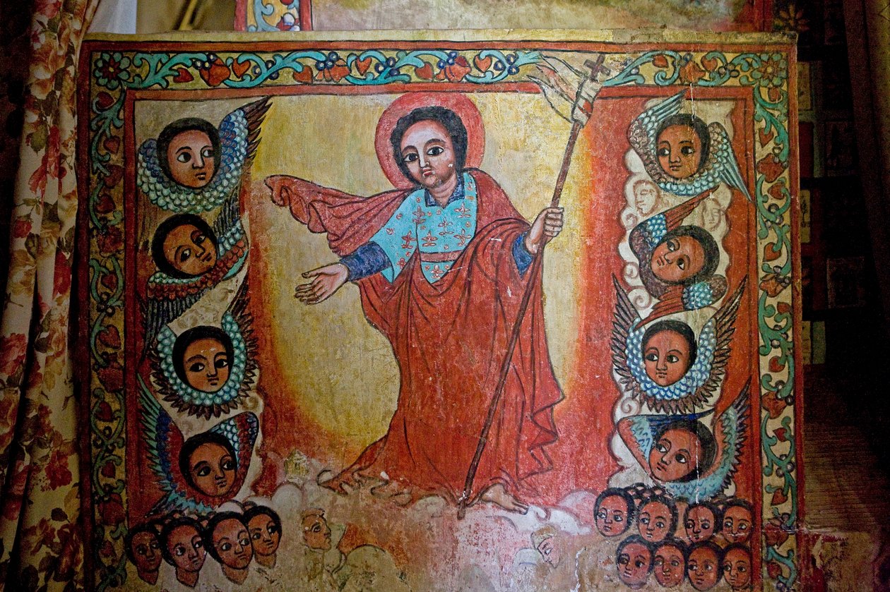 Narga Selassie Christian Church, Dekin saari, Tana-järvi, Gondarin alue, Etiopia, Afrikka tekijältä Unknown