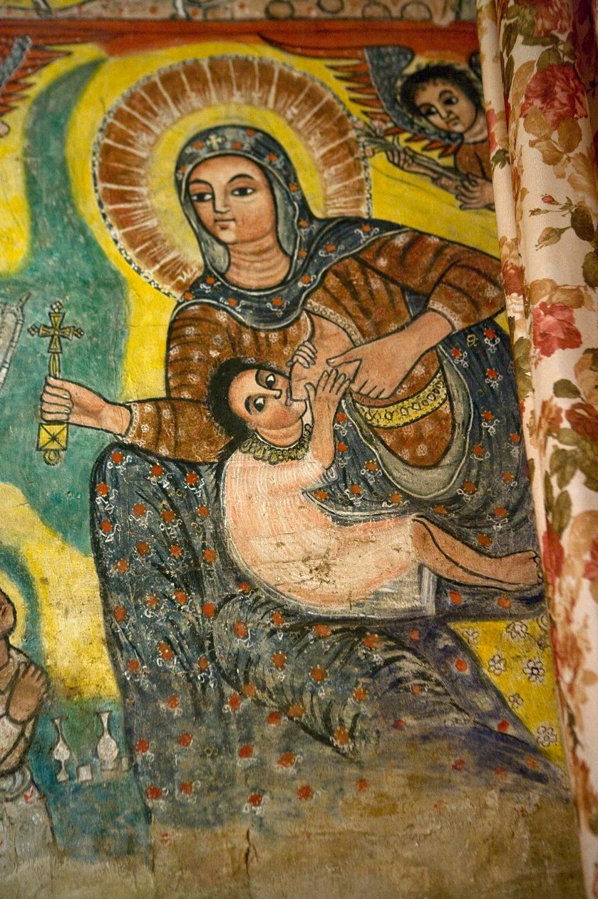 Narga Selassie Christian Church, Dekin saari, Tana-järvi, Gondarin alue, Etiopia, Afrikka tekijältä Unknown