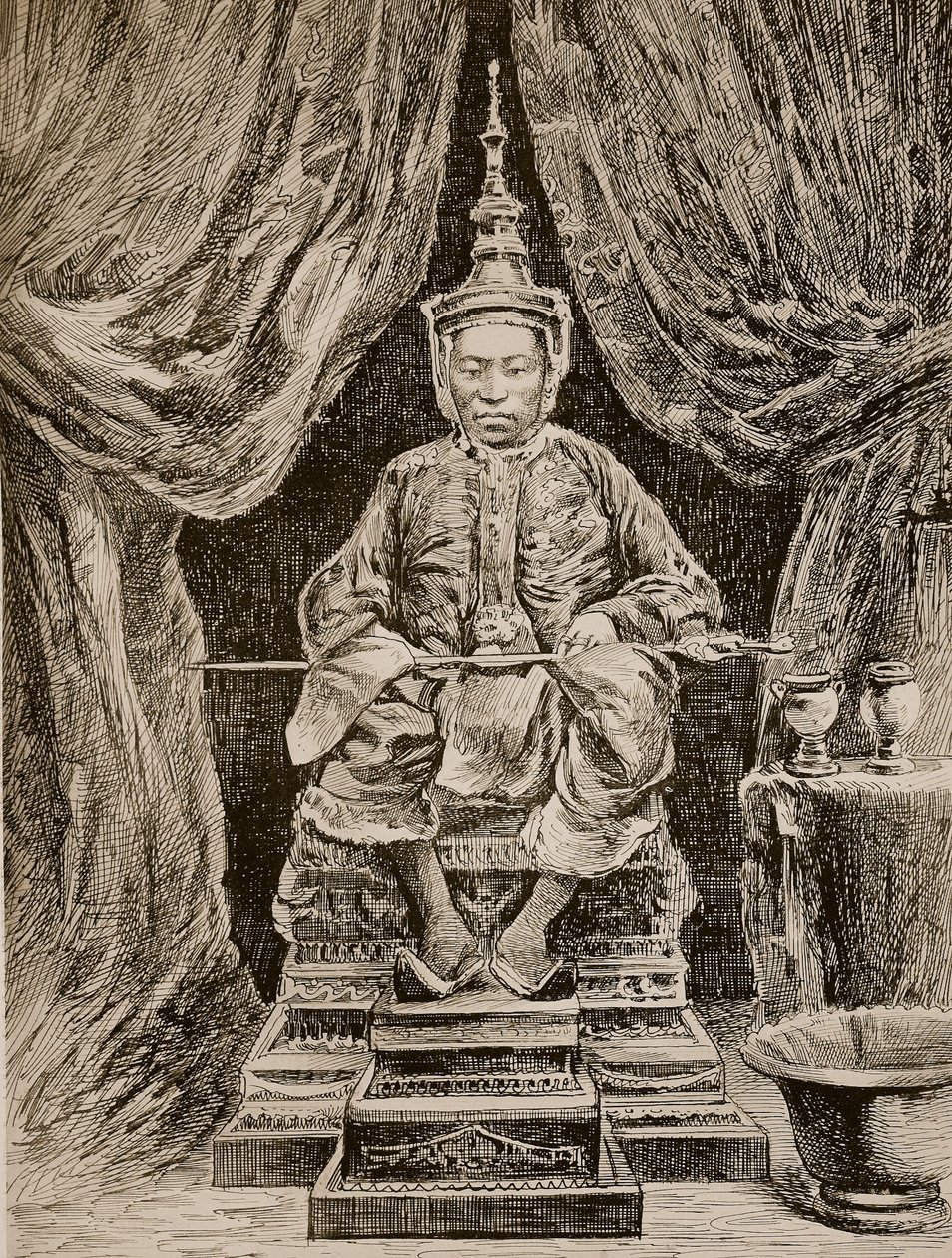 Norodom, Kambodžan kuningas tekijältä Unknown