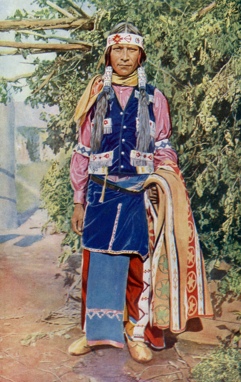 Pohjois-Amerikka. New Mexicon apache. 1920 tekijältä Unknown