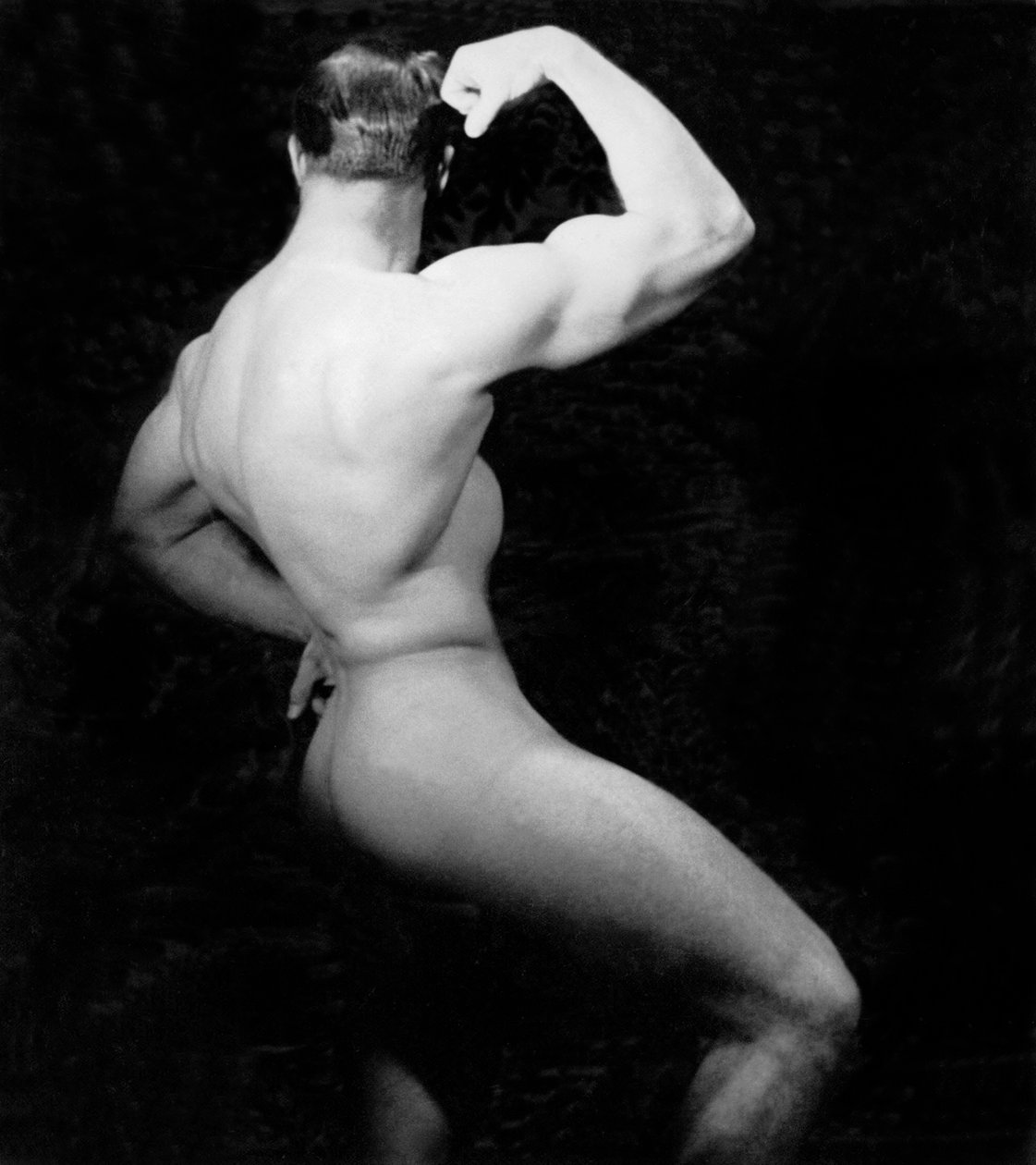Nude Bodybuilder Side View, San Francisco, Kalifornia, n. 1950 tekijältä Unknown