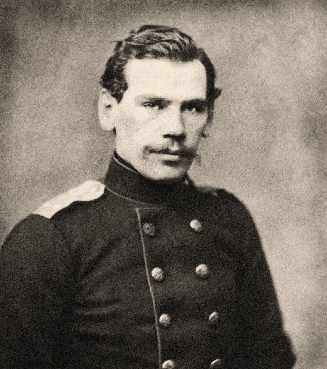 Leo Tolstoin muotokuva, 1855 tekijältä Unknown