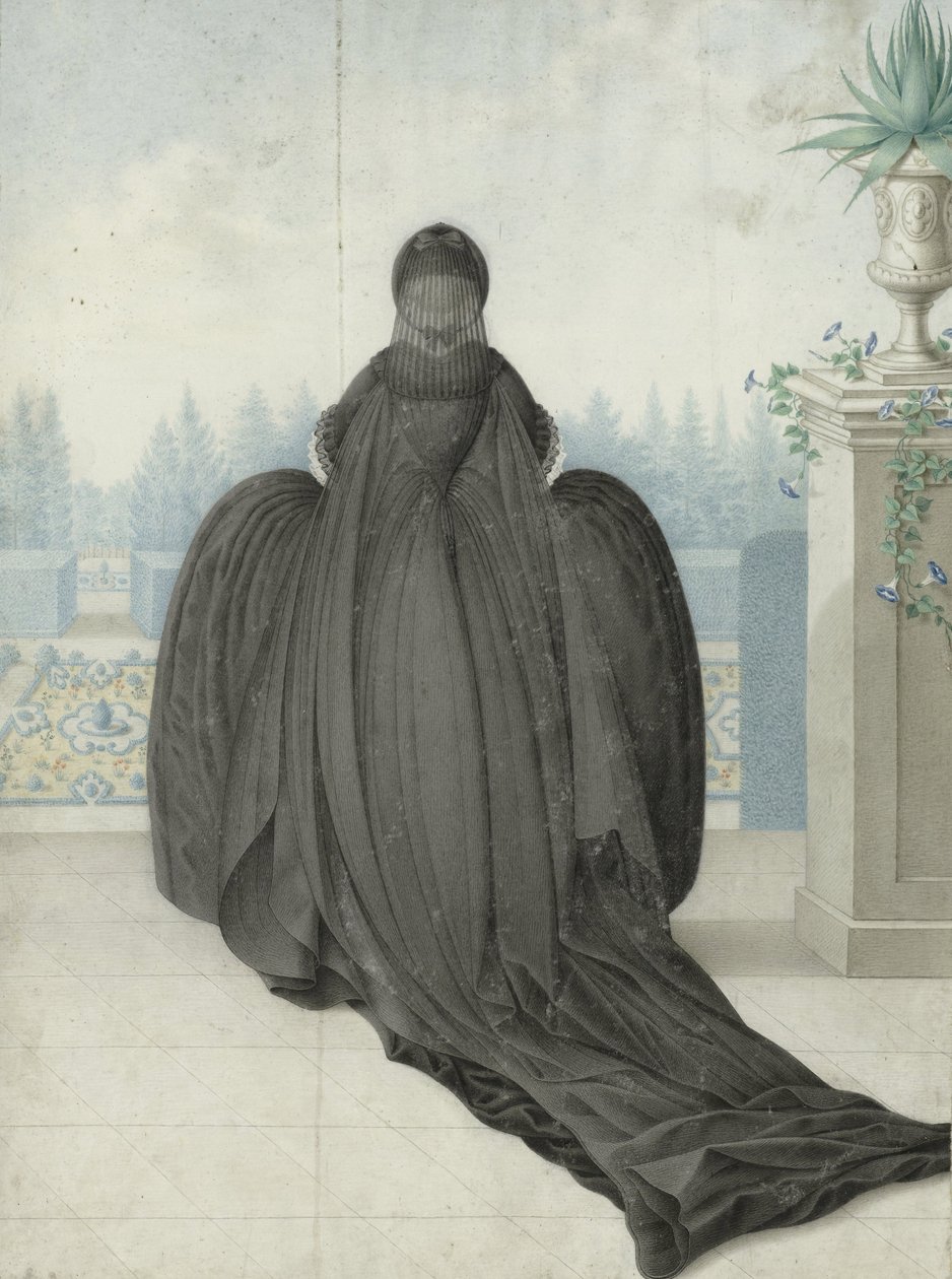 Muotokuva Maria Theresasta Itävallasta, n. 1765-80 (akvarelli paperille) tekijältä Unknown