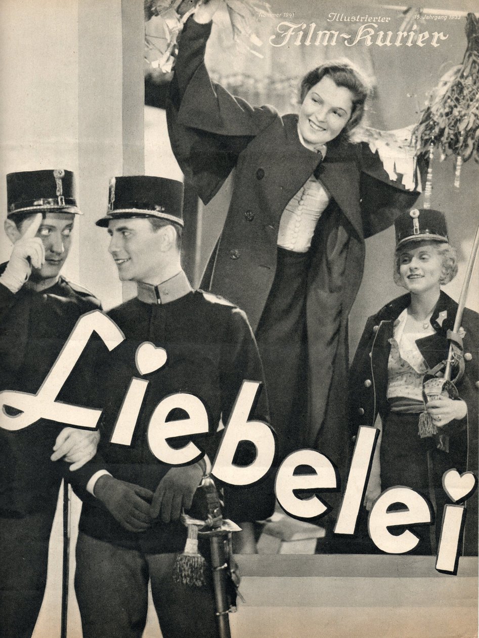 Liebelei-juliste, 1933 tekijältä Unknown
