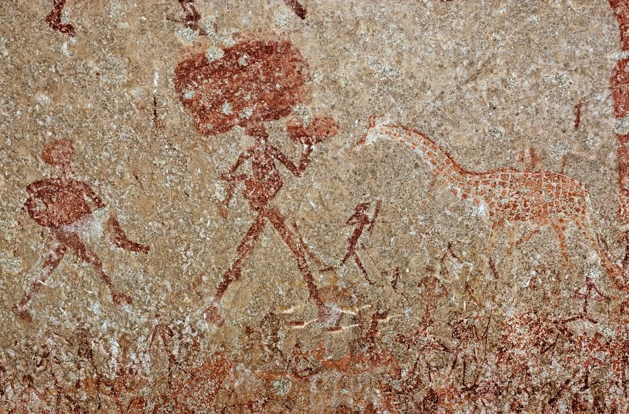 San (bushmen) maalaus, Etelä-Afrikka tekijältä Unknown