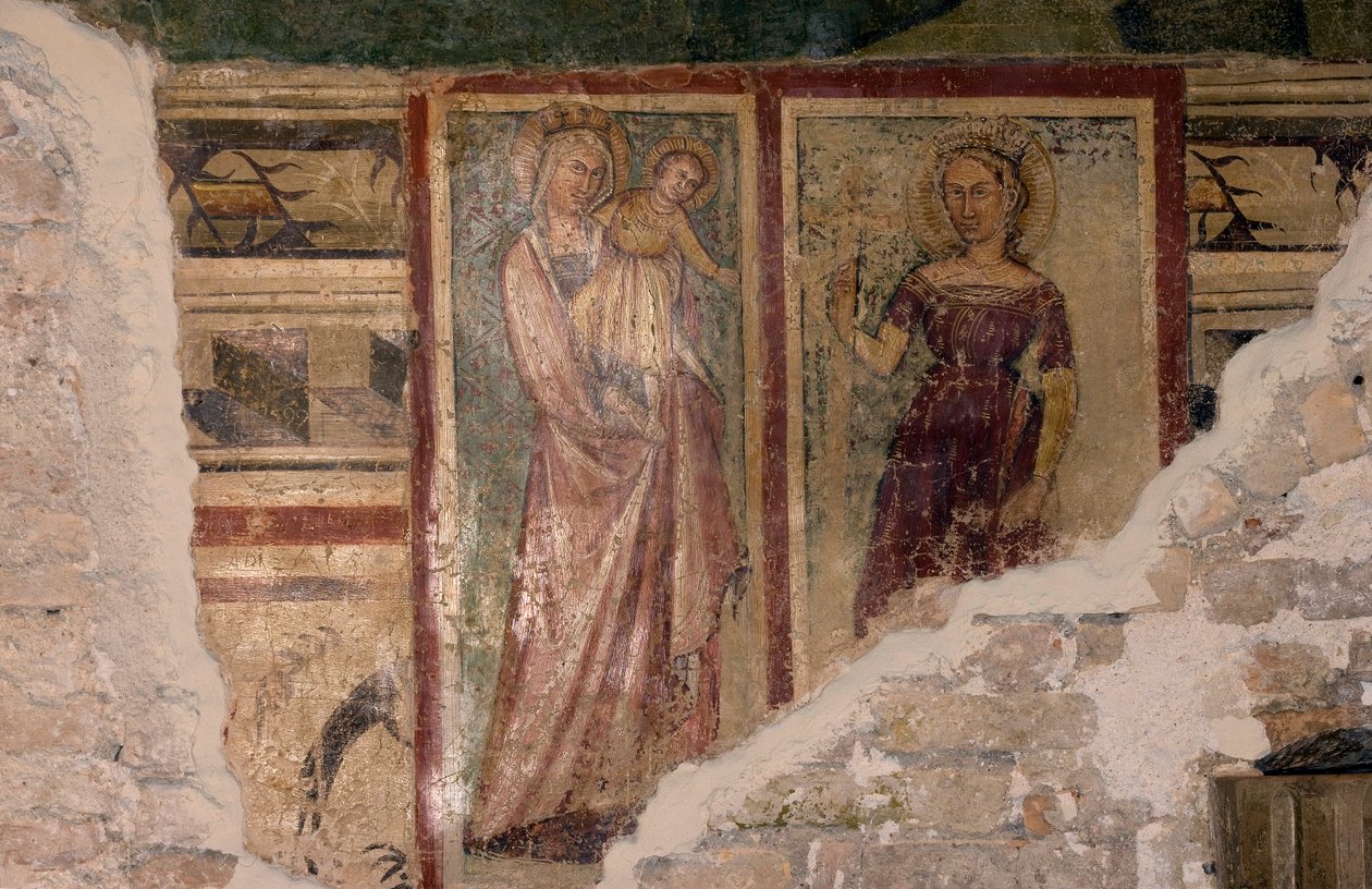 St. Maria in Piano Church, Loreto Aprutino, Abruzzo, Italia, tekijältä Unknown