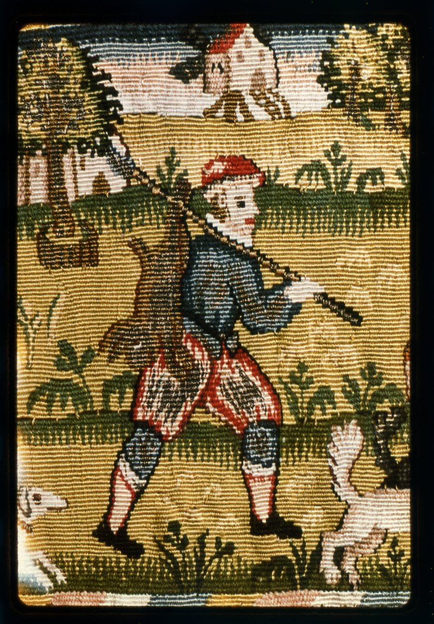 Metsästyskohtauksia kuvaava kuvakudos, englanti, Sheldon, 1600-luvun alku tekijältä Unknown