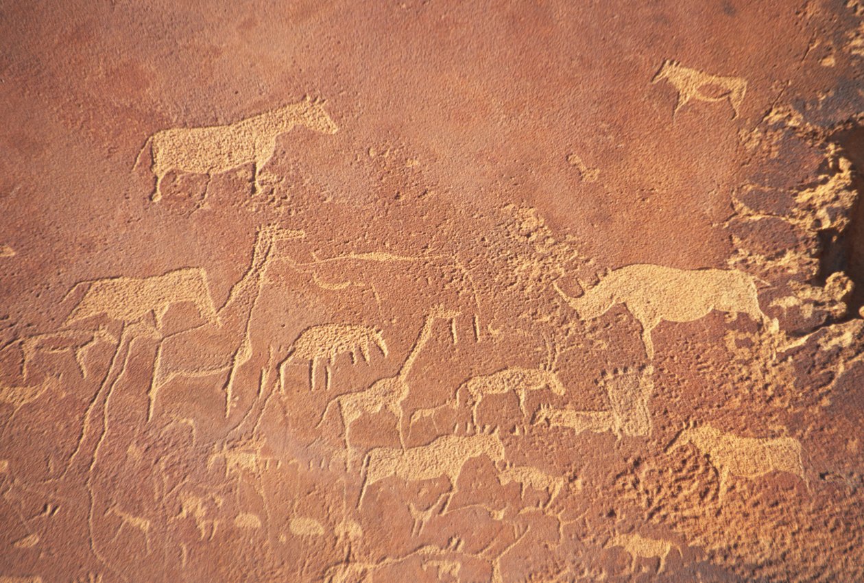 Khorixasin eteläpuolella sijaitsevassa Twyfelfonteinissa on yksi Namibian laajimmista esihistoriallisista kalliomaalauksista, jotka Damara-kansalaiset maalasivat 5-6 000 vuotta sitten. Pääasiassa kuvattuna ovat leijona tekijältä Unknown