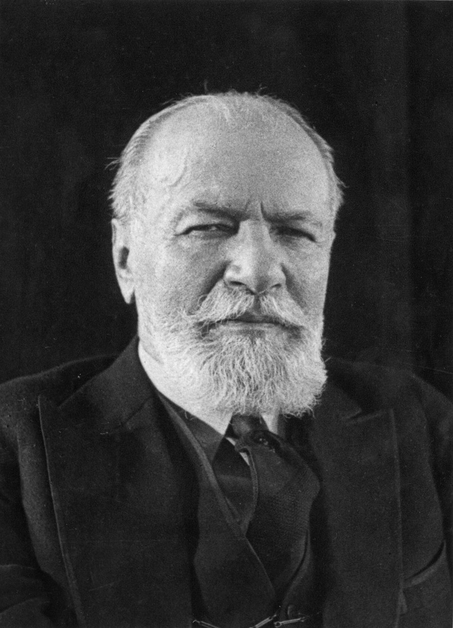 Vladimir Nemirovich-Danchenko (1858-1943), näyttelijä, ohjaaja, Moskovan taideteatterin perustaja Stanislavskin kanssa. tekijältä Unknown