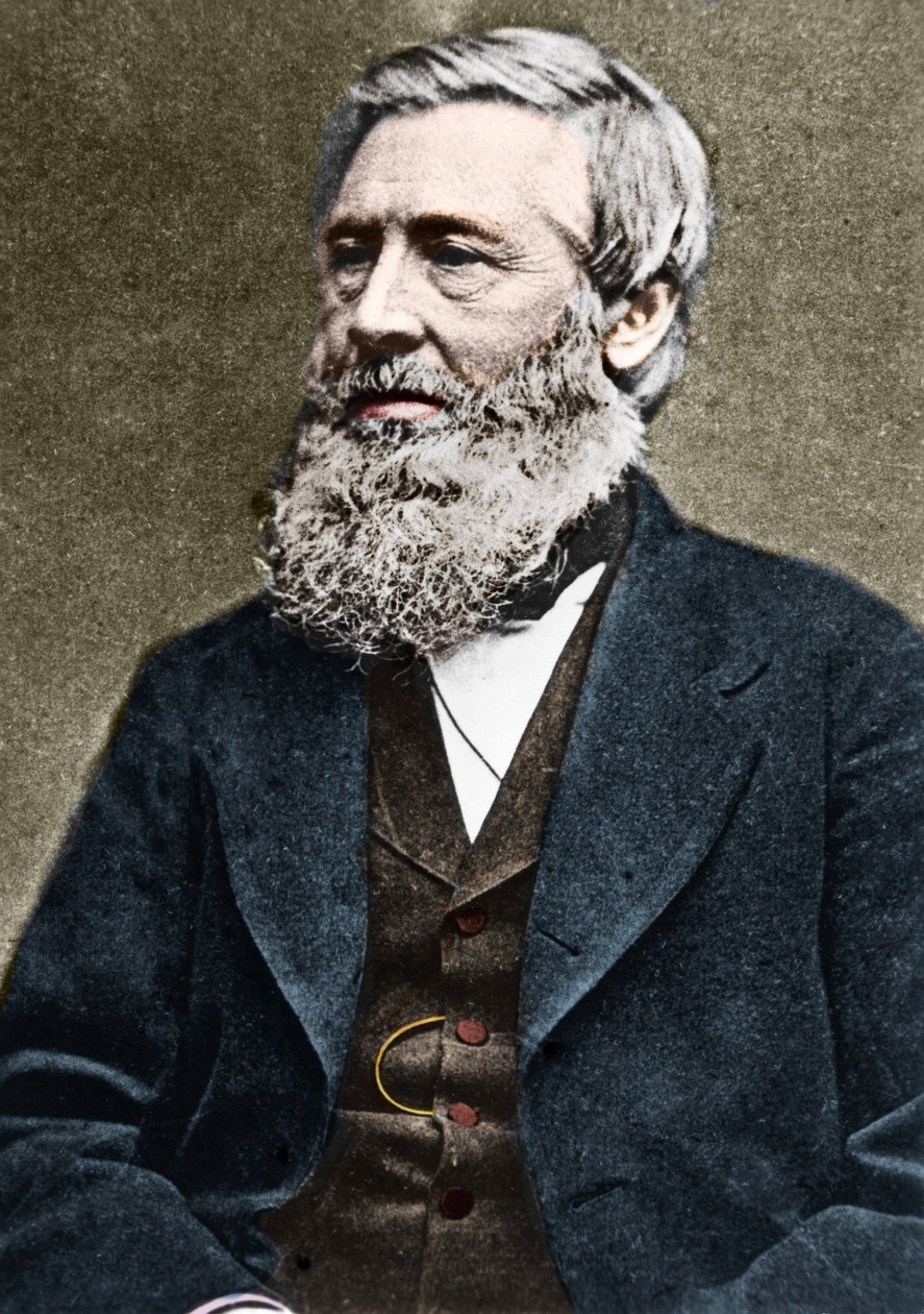 Asa Grayn (1810-1888), yhdysvaltalaisen kasvitieteilijän muotokuva. c1884. tekijältä American Photographer