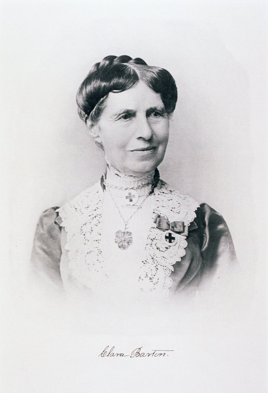Clara Bartonin (1821-1912) muotokuva tekijältä American Photographer