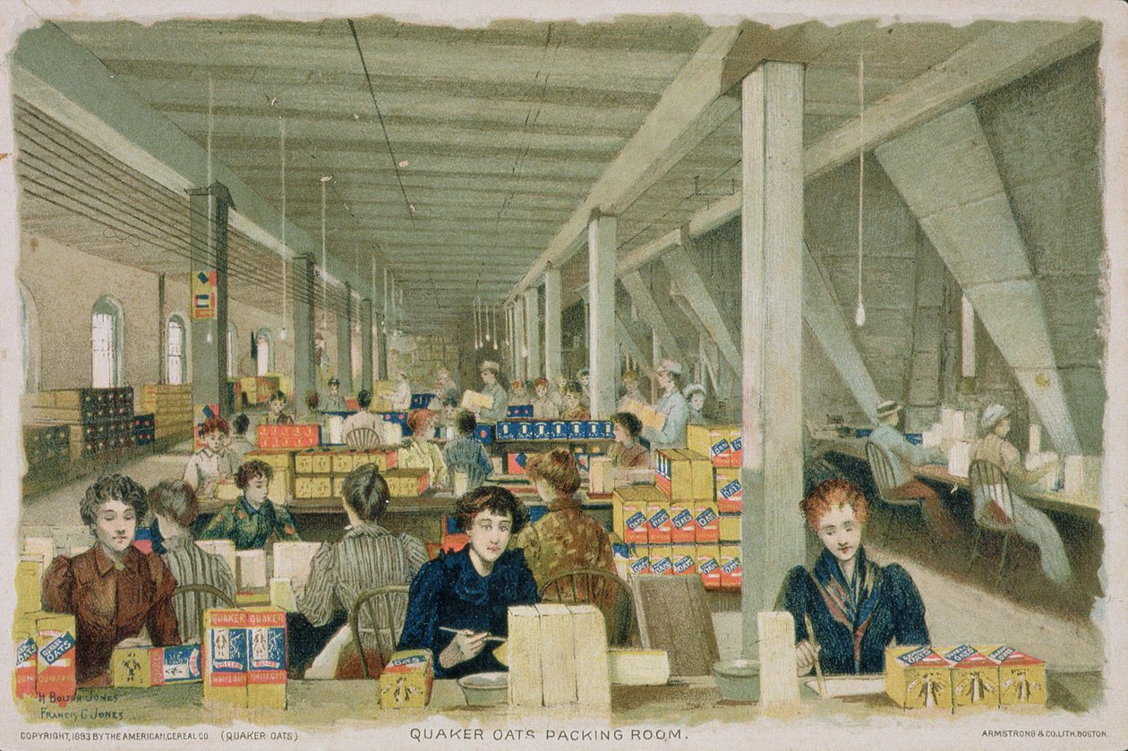 Quaker Oats -pakkaushuone, 1893 tekijältä American School