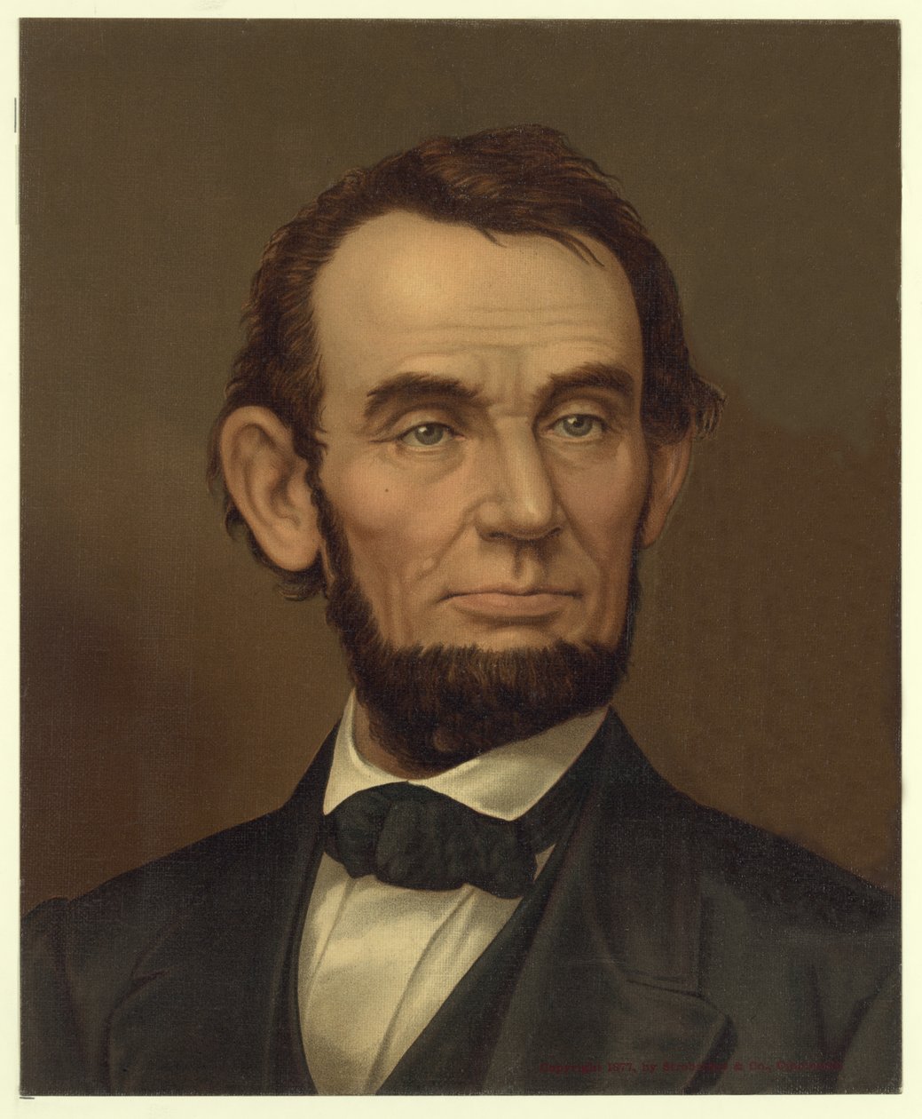 Abraham Lincoln, pubi. 1877 tekijältä American School