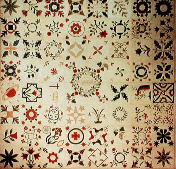 Mary Hillin albumipeitto, Maltaville, New York, 1847 (puuvilla) tekijältä American School