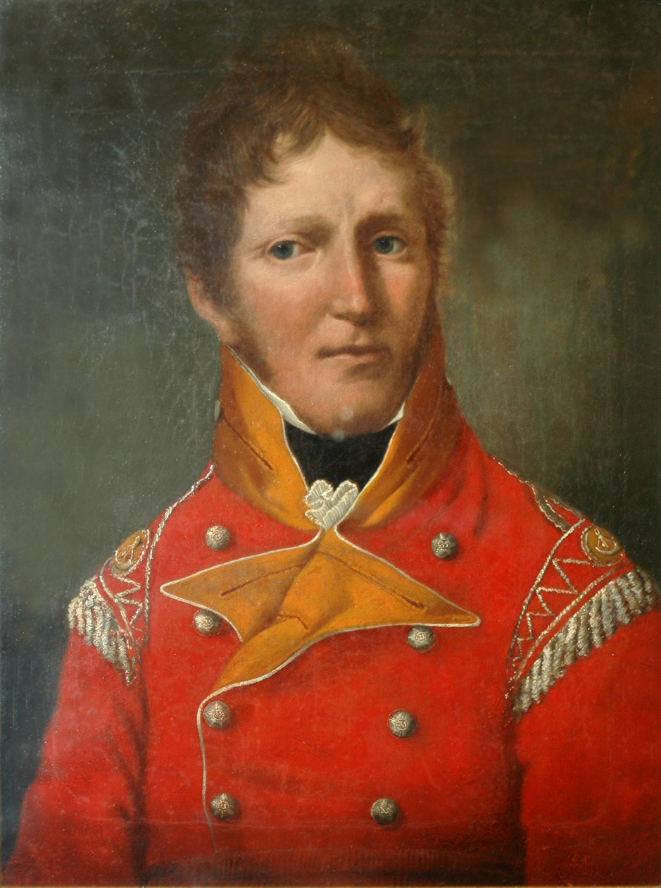 Kapteeni Alexander Shaw, 35. jalkarykmentin kevytjalkaväkikomppania, n. 1803 tekijältä American School