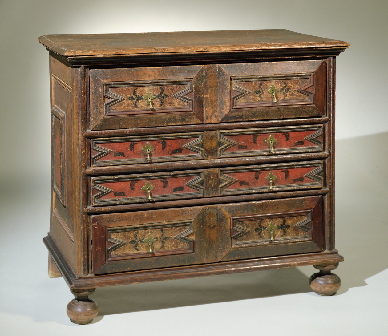 Lipasto, Massachusetts, 1680-1700 (tammi, mänty ja puu) tekijältä American School