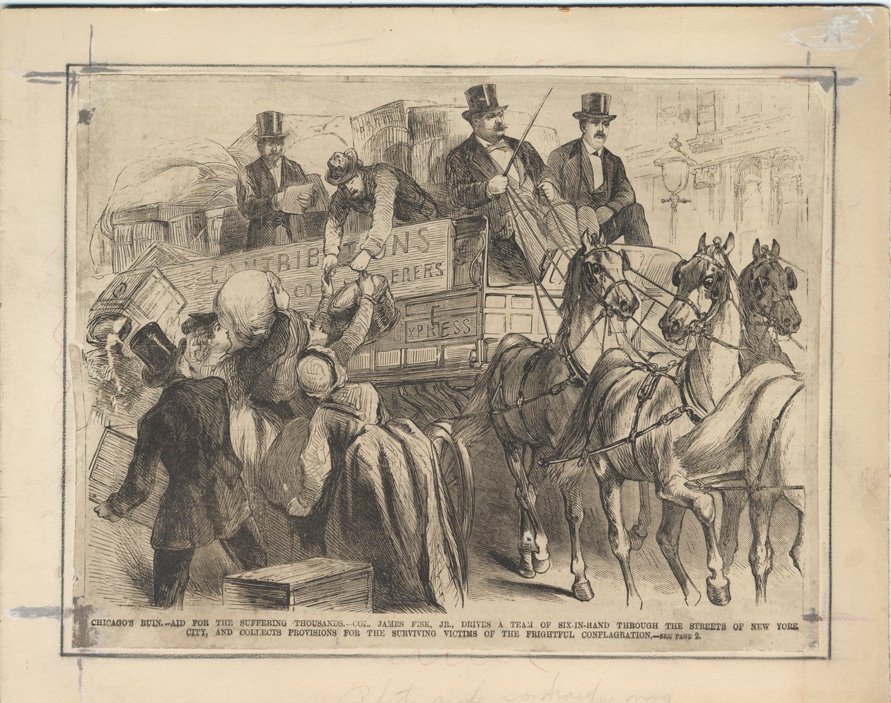 Chicagos Ruin - Apua kärsiville tuhansille, 1871 tekijältä American School