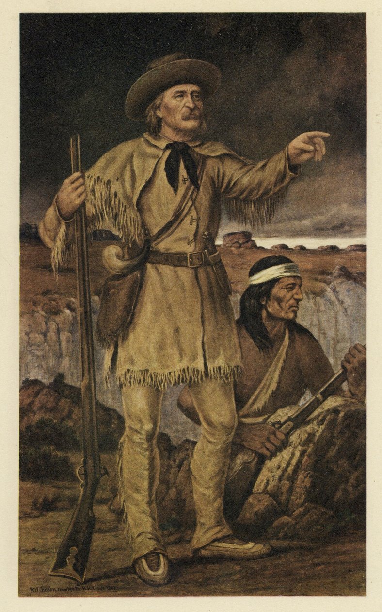 Christopher (Kit) Carson (1809 - 1868), tekijältä American School