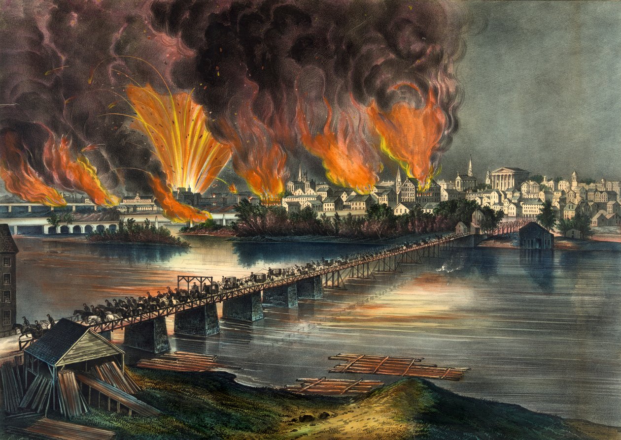 Fall of Richmond, pubi. 1865 tekijältä American School
