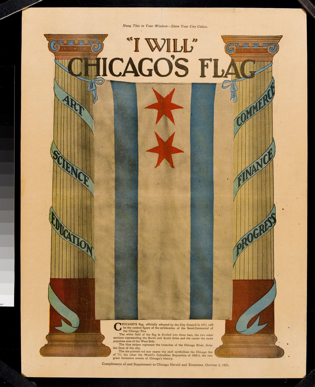 Flying the Flag, Chicago Heraldin ja Examinerin liite, 2. lokakuuta 1921 tekijältä American School