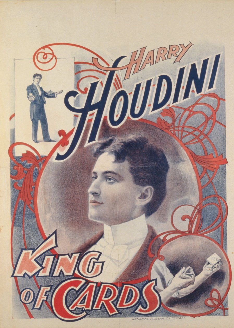 Harry Houdini, korttikuningas, 1895 tekijältä American School