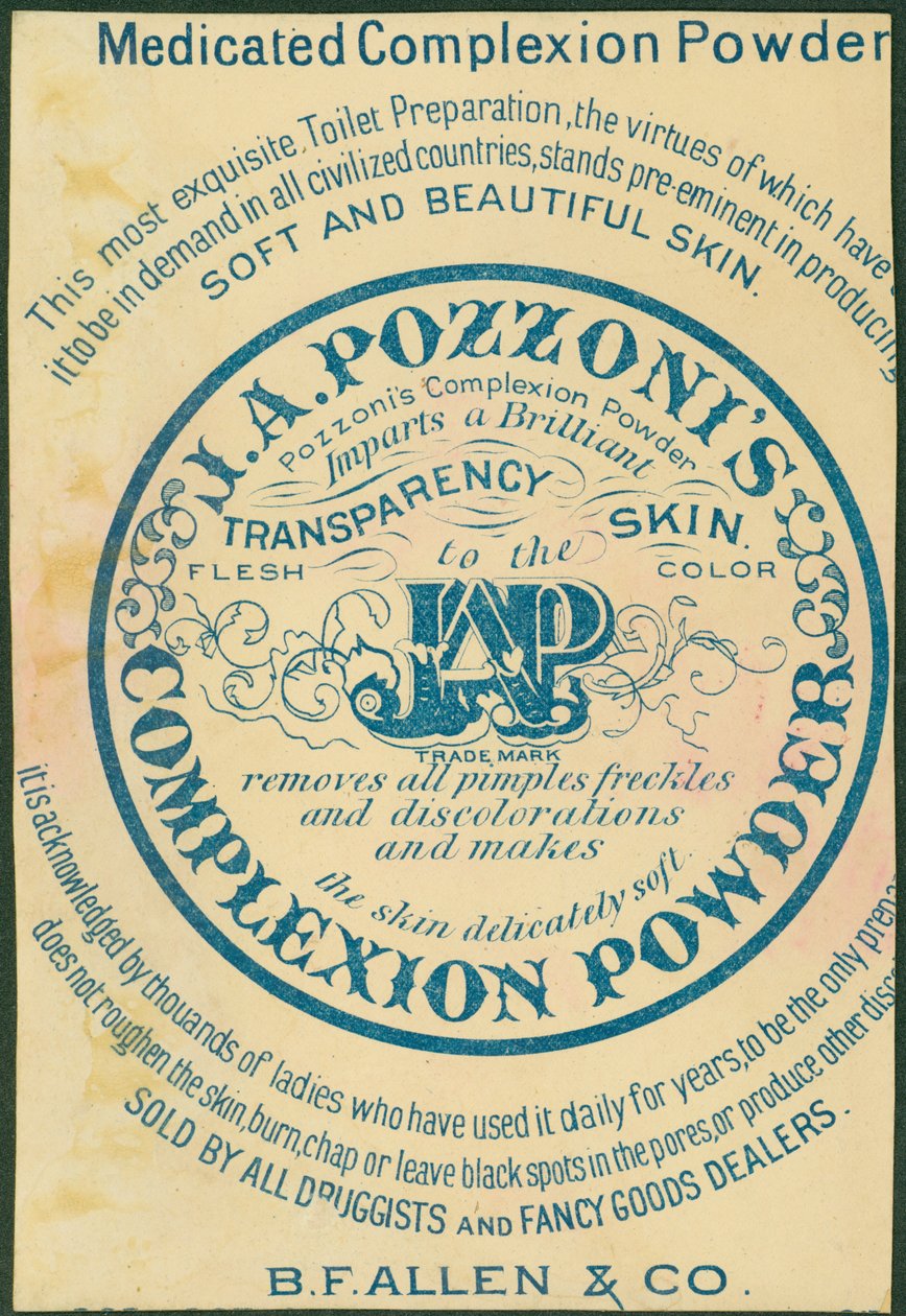 J.A. Pozzonis Complexion Powder [kauppakortti verso] tekijältä American School