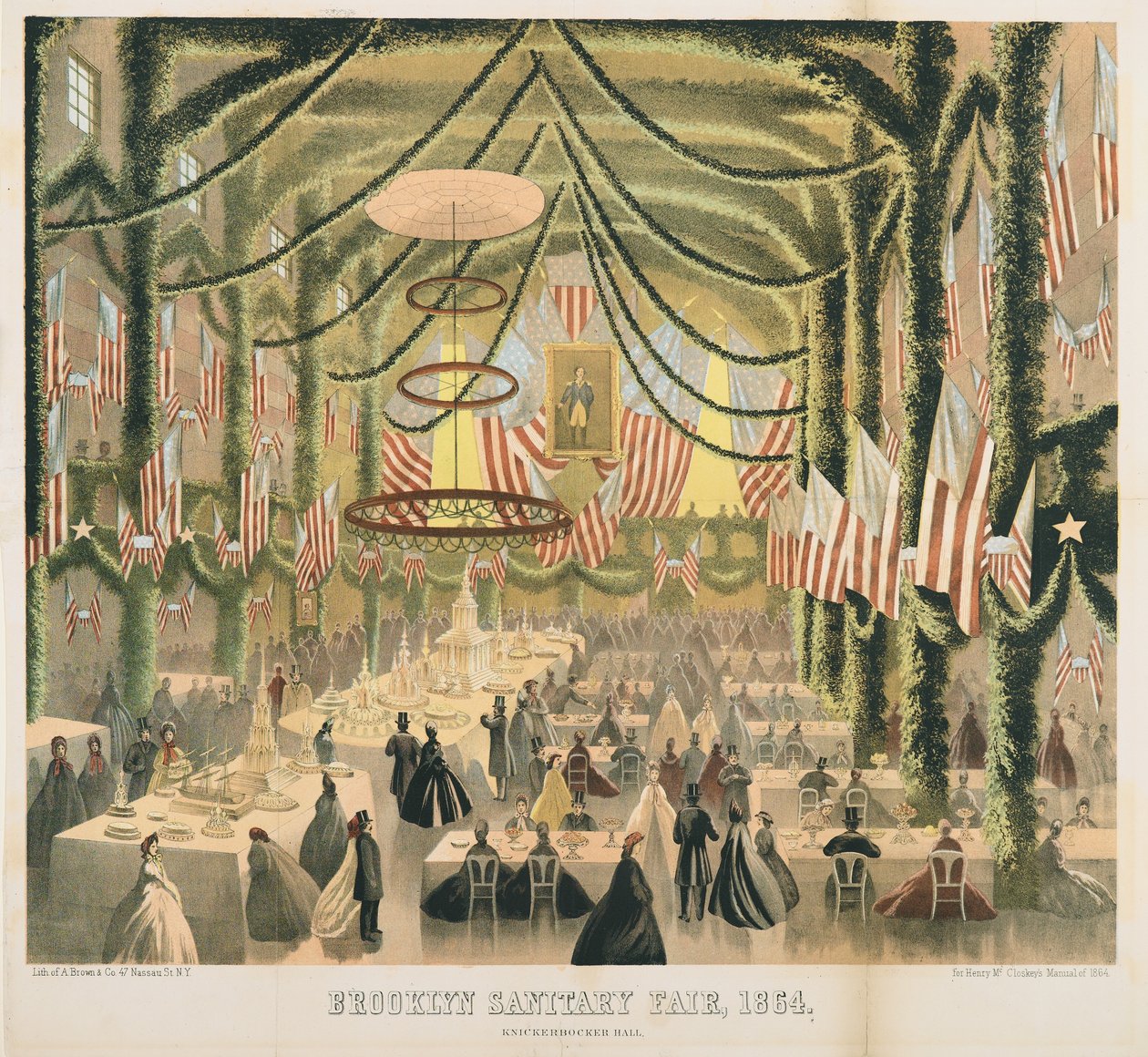 Knickerbocker Hall, Brooklyn Sanitary Fair, 1864 tekijältä American School