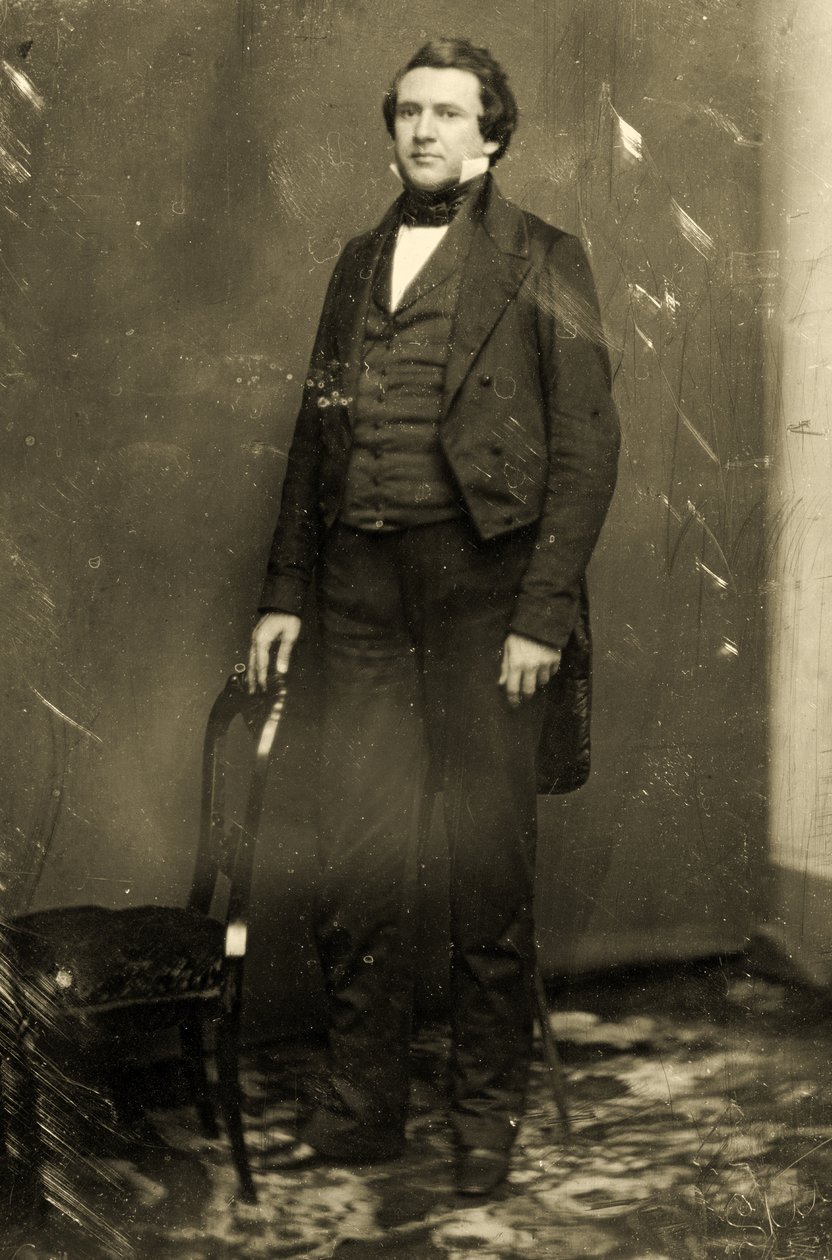 Mormonismin perustajan Joseph Smithin (1805–1844) muotokuva. tekijältä American School