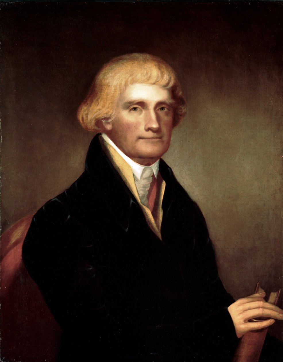 Thomas Jeffersonin muotokuva, n. 1815-25 tekijältä American School