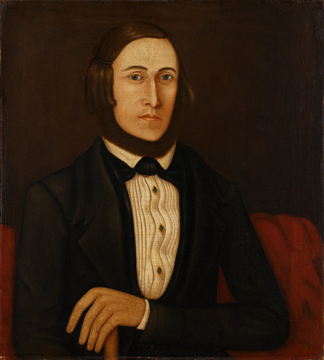 Miehen muotokuva, n. 1850 tekijältä American School