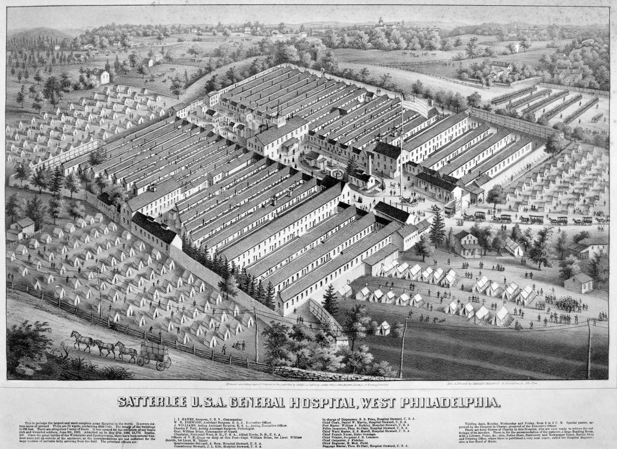 Satterlee Hospital, Philadelphia, Pennsylvania, 1863 tekijältä American School