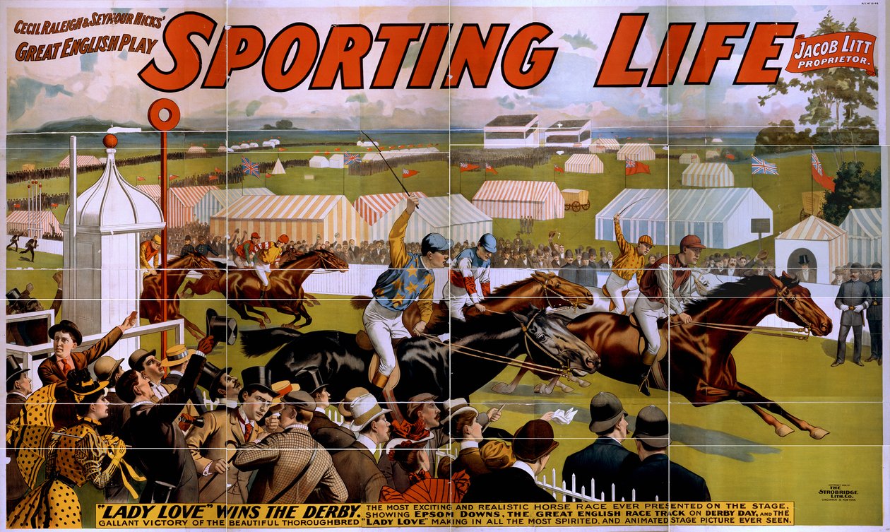 Sporting Life -juliste, 1898 tekijältä American School