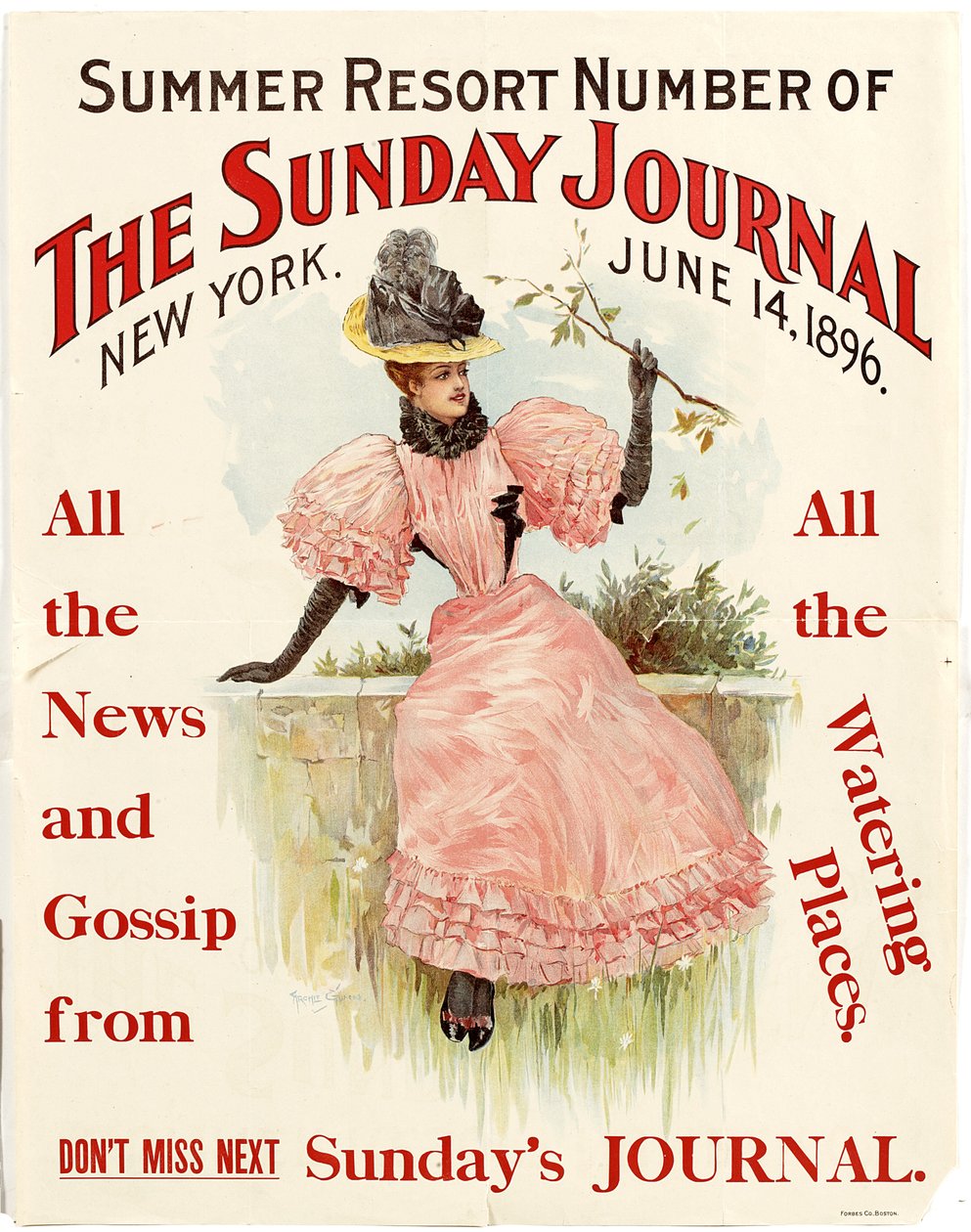 The Sunday Journalin kesälomanumero, New York, 14. kesäkuuta 1896, 1896 (painettu) tekijältä American School