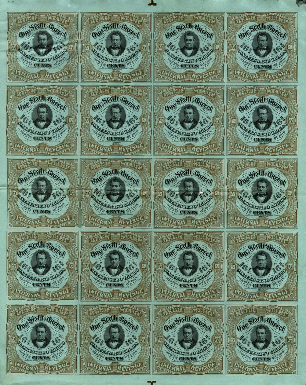 Veromerkit, 1878 tekijältä American School