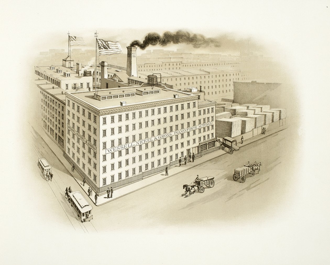 Wessell, Nickel & Gross Building, 1893 (painetun luettelon kuva) tekijältä American School